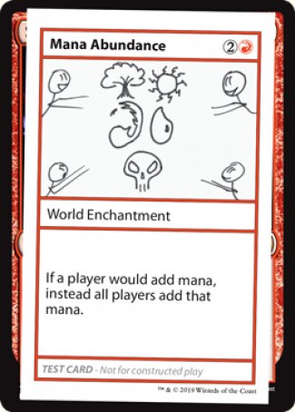 Mana Abundance (2021 Edition) [Mystery Booster Playtest Cards] | Yard's Games Ltd