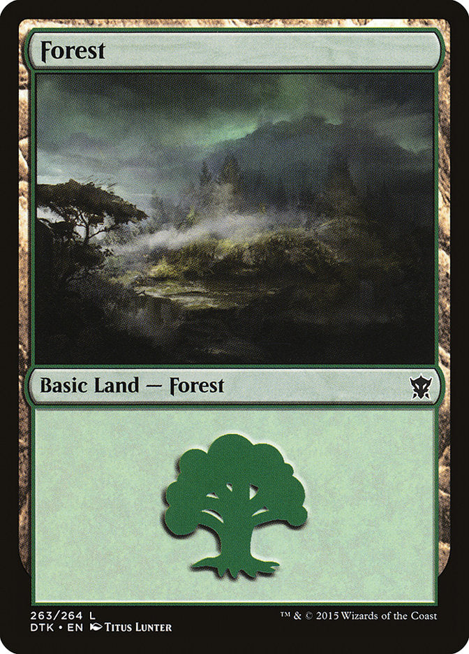 Forest (263) [Dragons of Tarkir] | Yard's Games Ltd