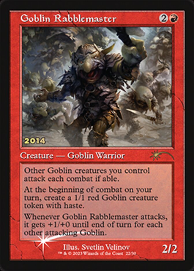 Goblin Rabblemaster [30th Anniversary Promos] | Yard's Games Ltd