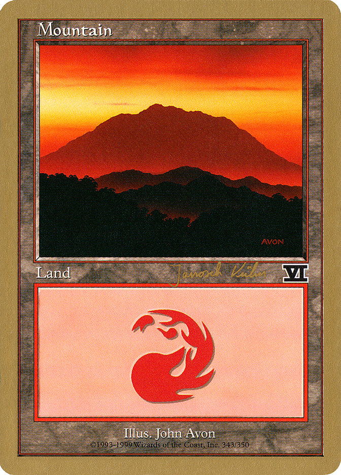 Mountain (jk343) (Janosch Kuhn) [World Championship Decks 2000] | Yard's Games Ltd