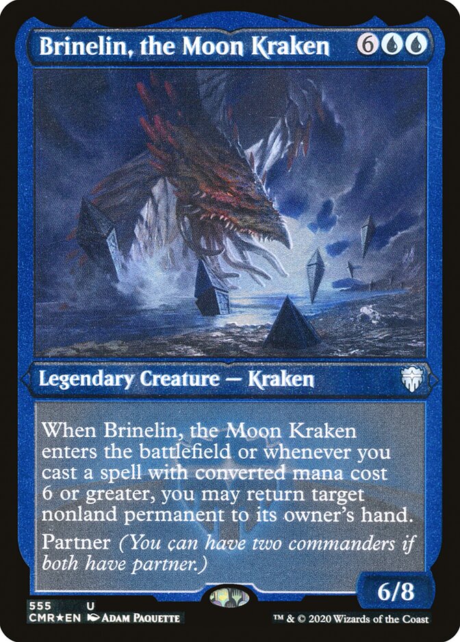 Brinelin, the Moon Kraken (Etched) [Commander Legends] | Yard's Games Ltd