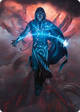 Jace, the Perfected Mind Art Card [Phyrexia: All Will Be One Art Series] | Yard's Games Ltd