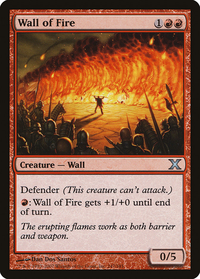 Wall of Fire [Tenth Edition] | Yard's Games Ltd