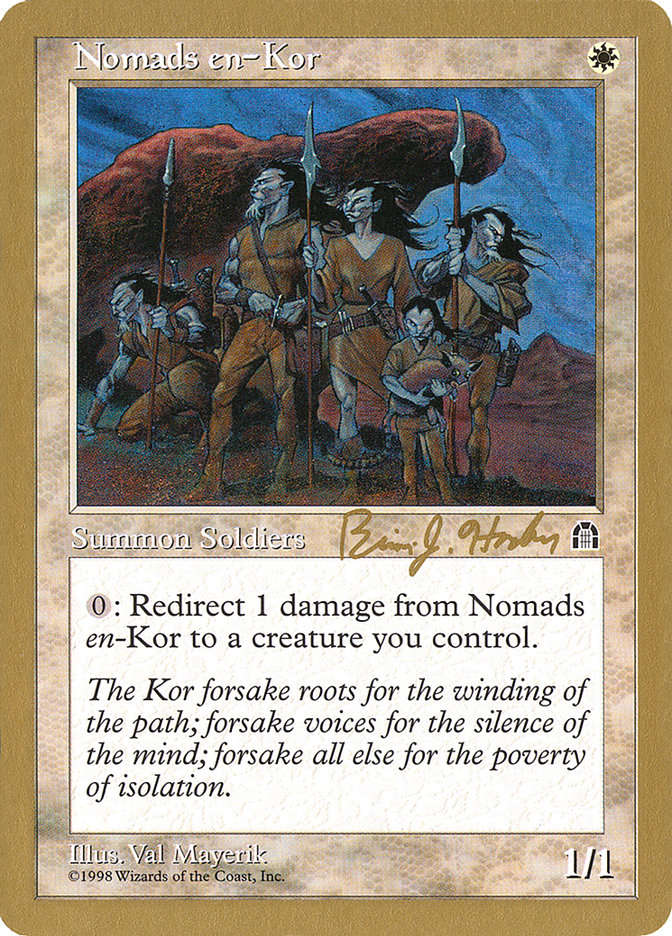 Nomads en-Kor (Brian Hacker) [World Championship Decks 1998] | Yard's Games Ltd