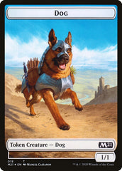 Cat (020) // Dog Double-Sided Token [Core Set 2021 Tokens] | Yard's Games Ltd