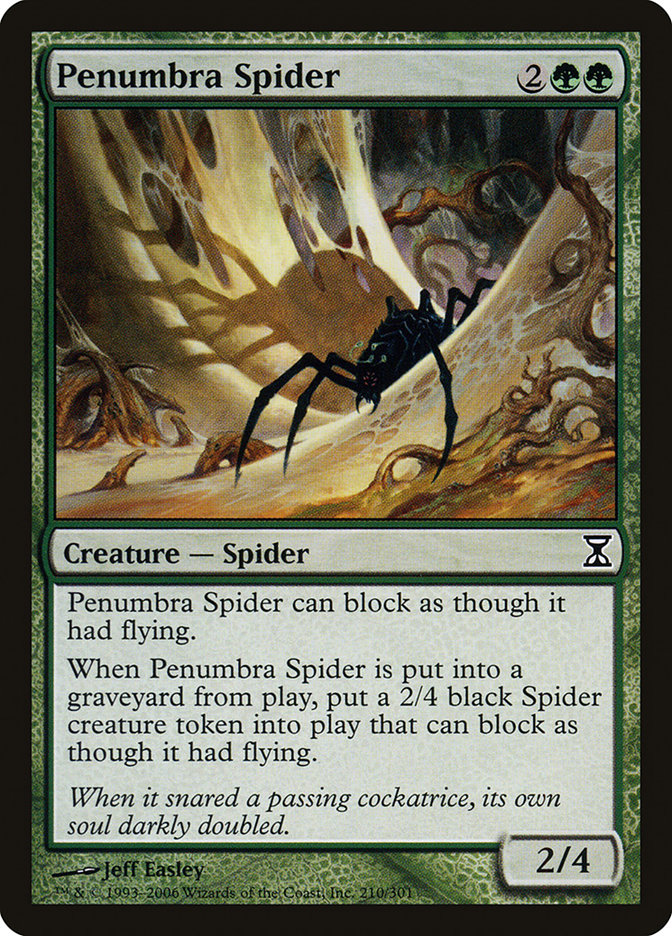 Penumbra Spider [Time Spiral] | Yard's Games Ltd