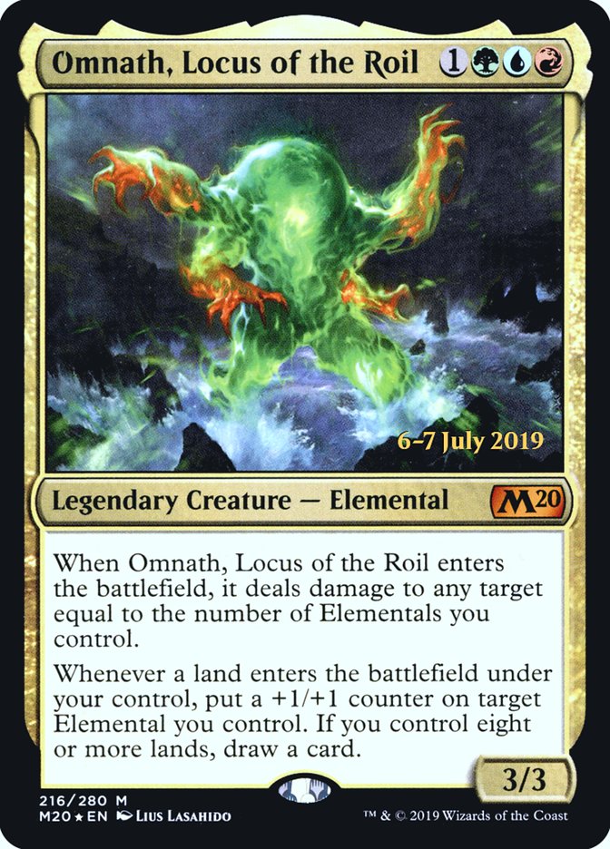 Omnath, Locus of the Roil [Core Set 2020 Prerelease Promos] | Yard's Games Ltd