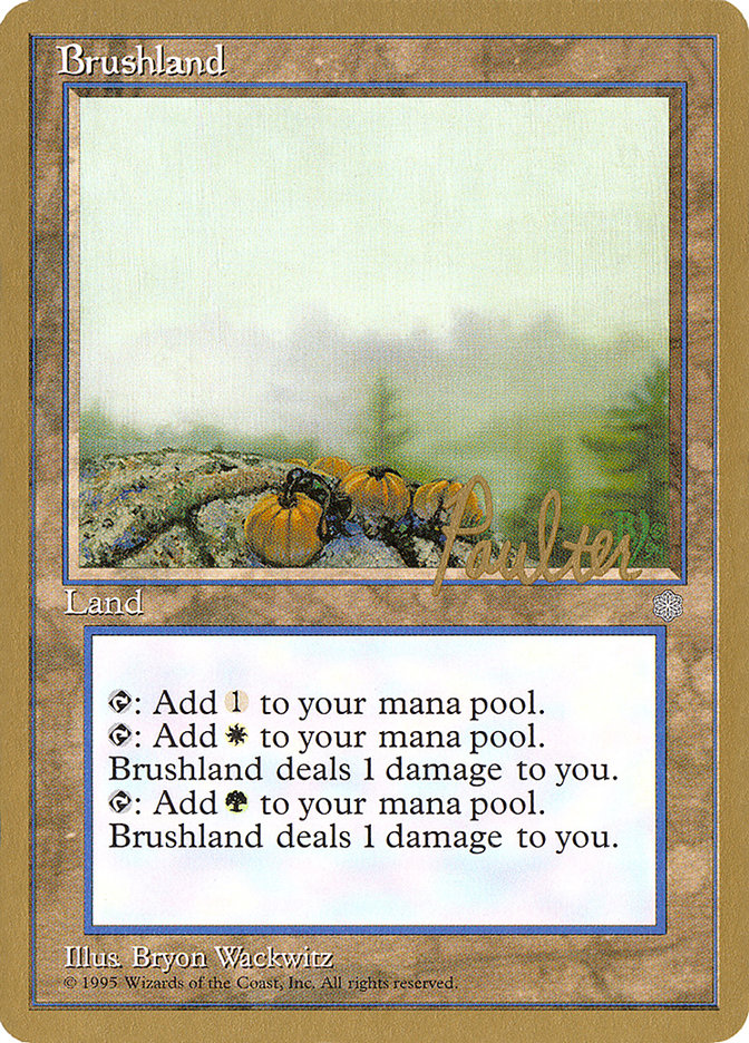 Brushland (Preston Poulter) [Pro Tour Collector Set] | Yard's Games Ltd