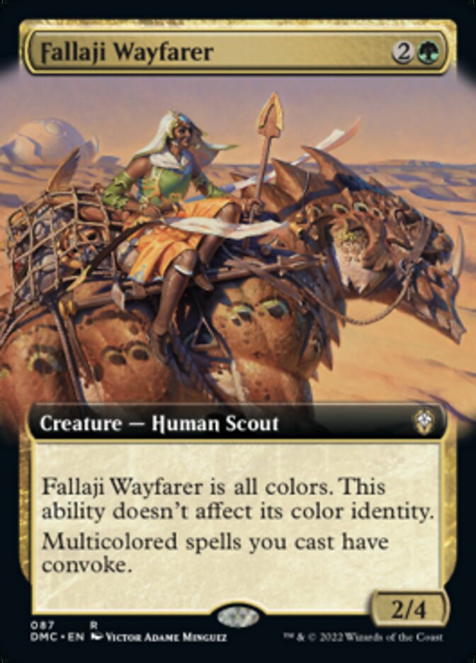 Fallaji Wayfarer (Extended Art) [Dominaria United Commander] | Yard's Games Ltd