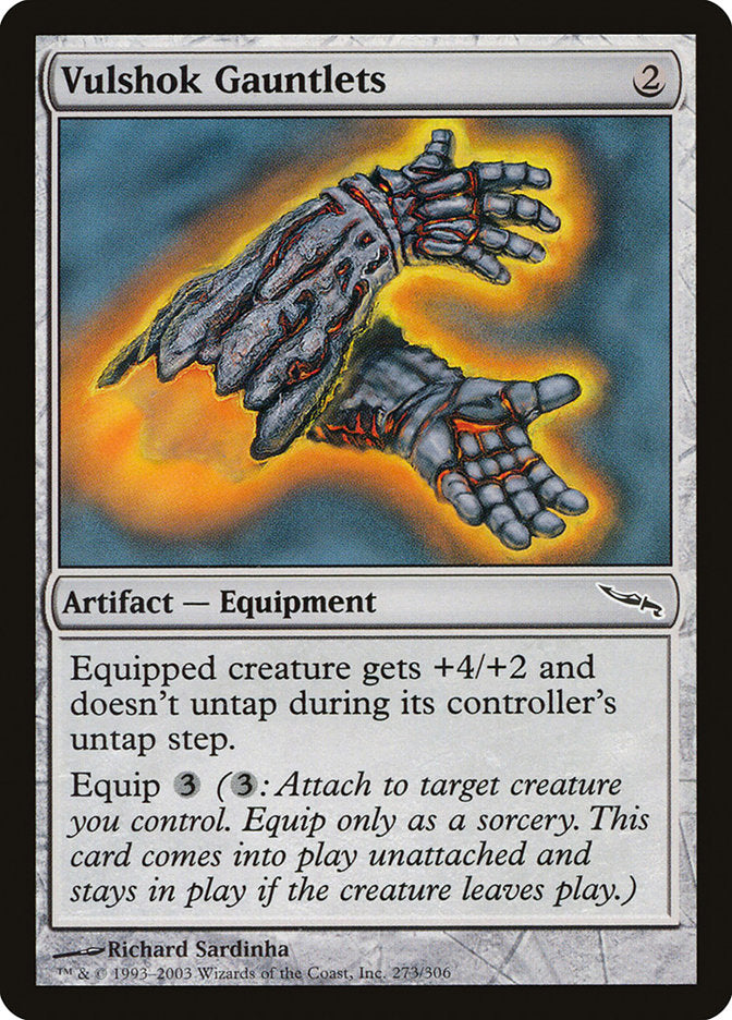 Vulshok Gauntlets [Mirrodin] | Yard's Games Ltd