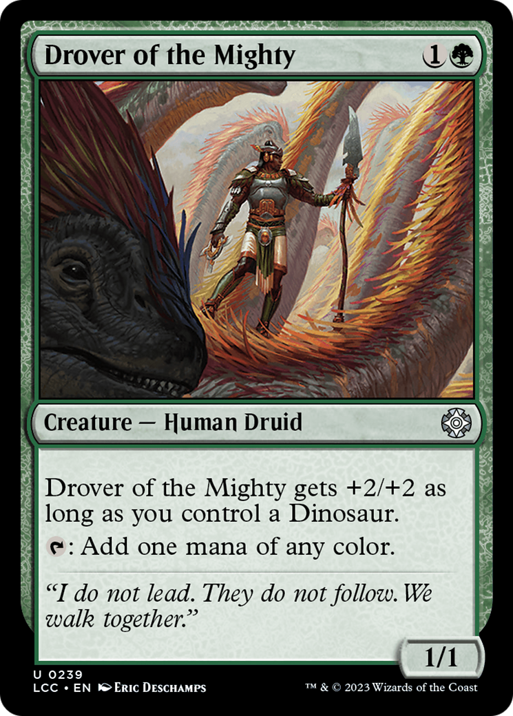 Drover of the Mighty [The Lost Caverns of Ixalan Commander] | Yard's Games Ltd