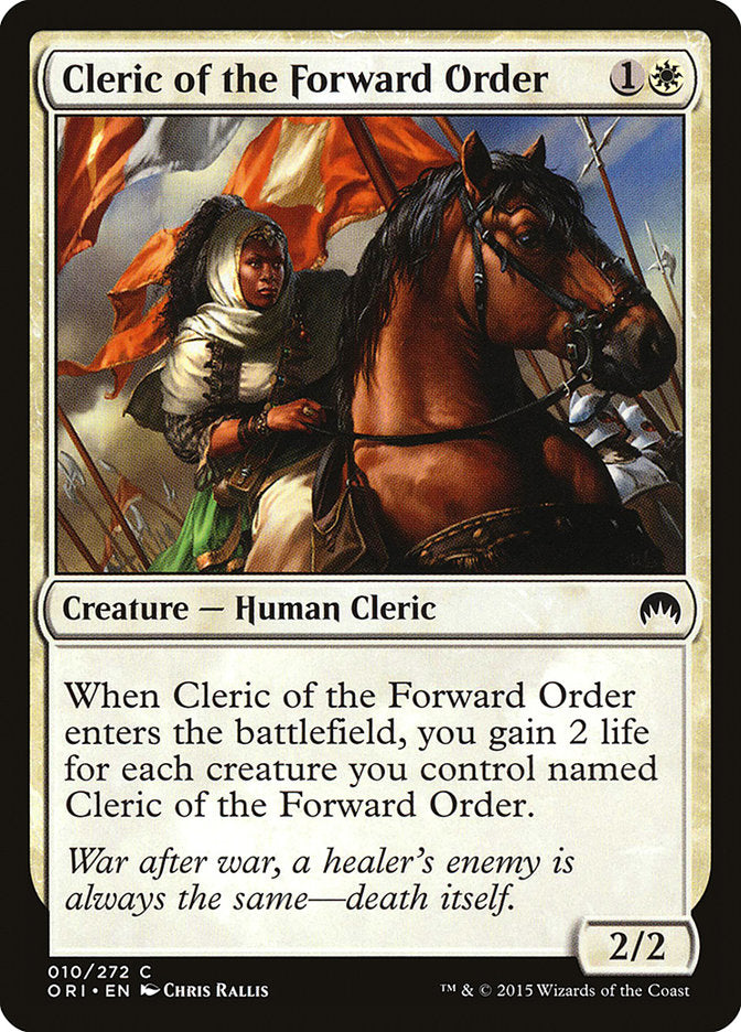 Cleric of the Forward Order [Magic Origins] | Yard's Games Ltd