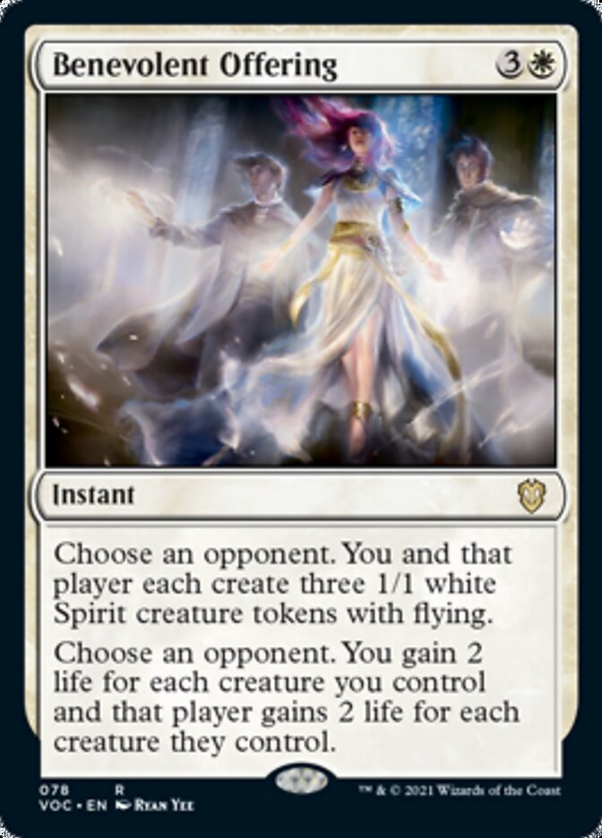 Benevolent Offering [Innistrad: Crimson Vow Commander] | Yard's Games Ltd