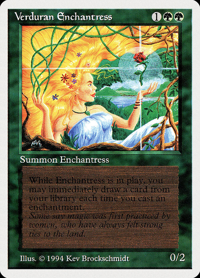 Verduran Enchantress [Summer Magic / Edgar] | Yard's Games Ltd