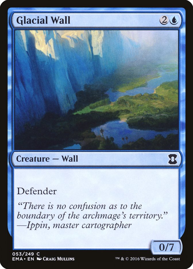 Glacial Wall [Eternal Masters] | Yard's Games Ltd