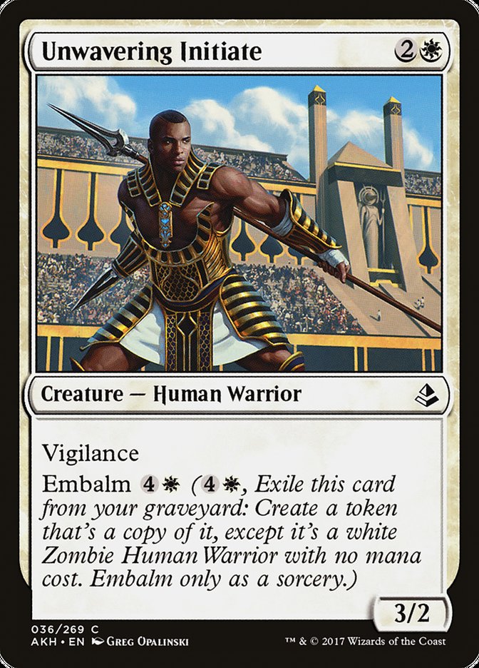 Unwavering Initiate [Amonkhet] | Yard's Games Ltd