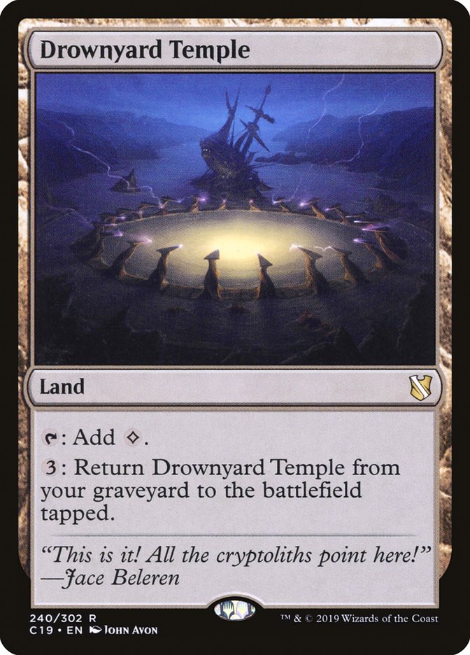 Drownyard Temple [Commander 2019] | Yard's Games Ltd