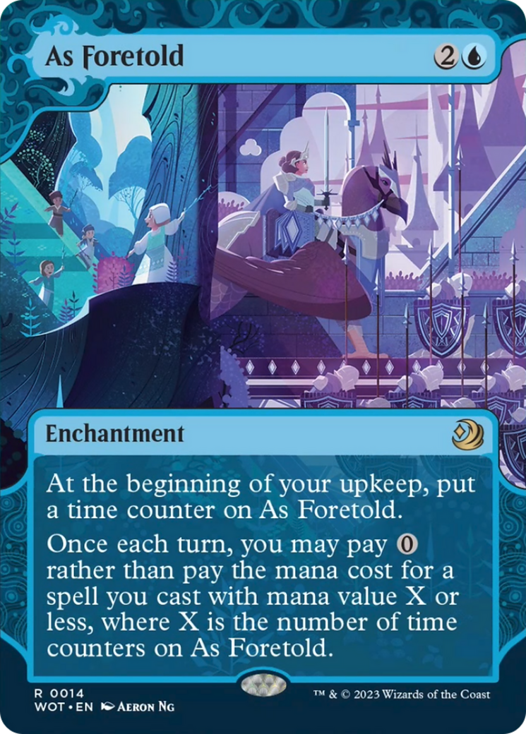 As Foretold [Wilds of Eldraine: Enchanting Tales] | Yard's Games Ltd