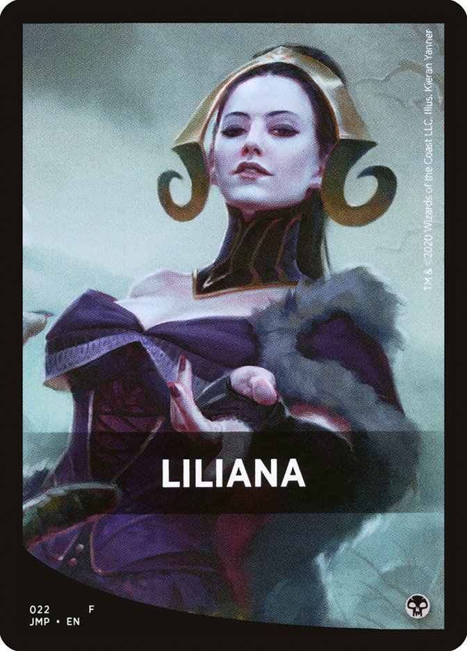 Liliana Theme Card [Jumpstart Front Cards] | Yard's Games Ltd