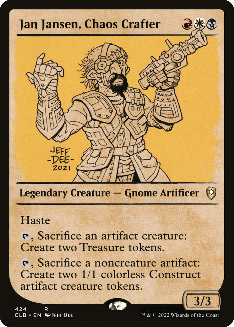 Jan Jansen, Chaos Crafter (Showcase) [Commander Legends: Battle for Baldur's Gate] | Yard's Games Ltd