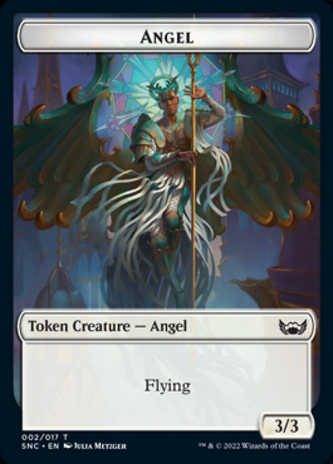 Angel Token [Streets of New Capenna Tokens] | Yard's Games Ltd