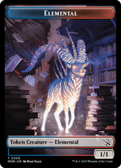 Elemental (9) // Knight Double-Sided Token [March of the Machine Tokens] | Yard's Games Ltd
