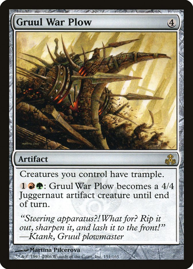 Gruul War Plow [Guildpact] | Yard's Games Ltd