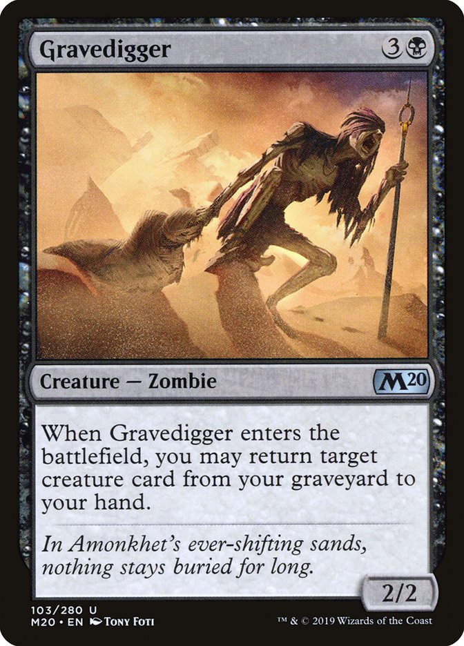 Gravedigger [Core Set 2020] | Yard's Games Ltd