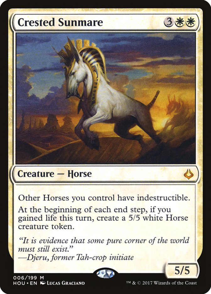 Crested Sunmare [Hour of Devastation] | Yard's Games Ltd