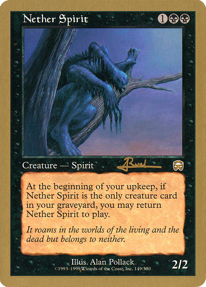 Nether Spirit (Antoine Ruel) [World Championship Decks 2001] | Yard's Games Ltd