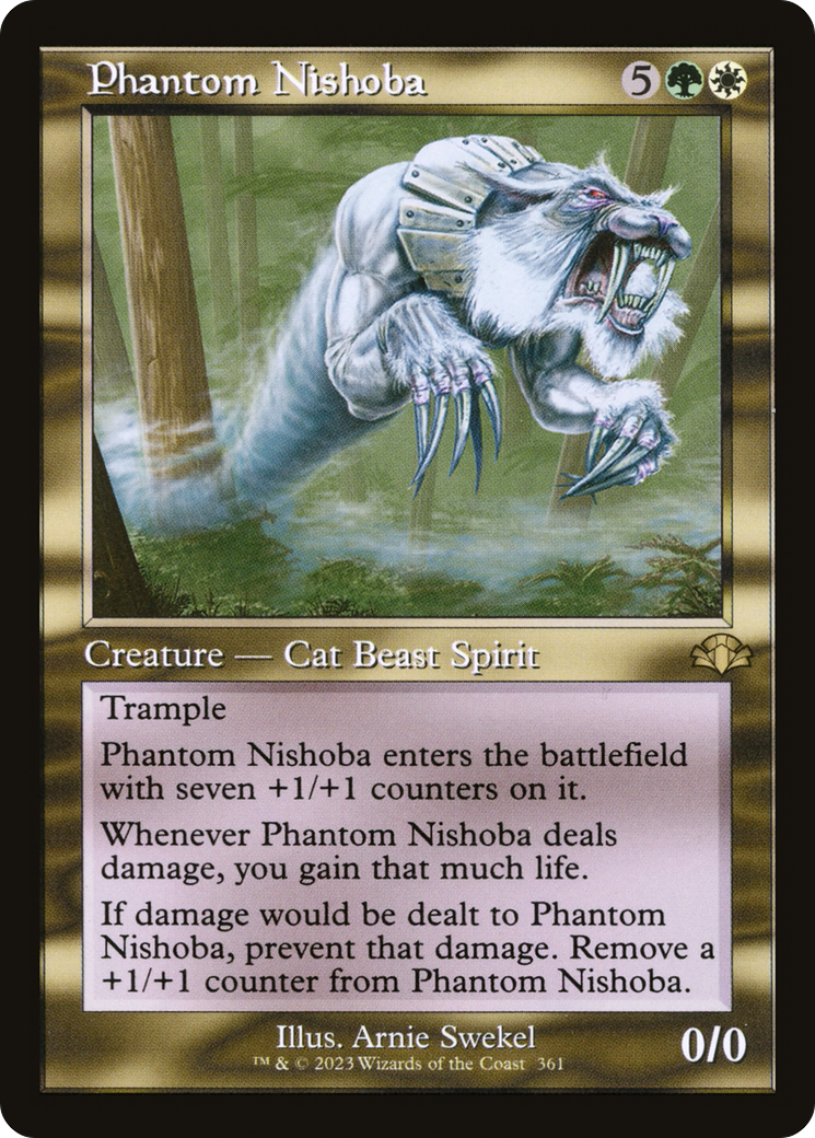 Phantom Nishoba (Retro) [Dominaria Remastered] | Yard's Games Ltd