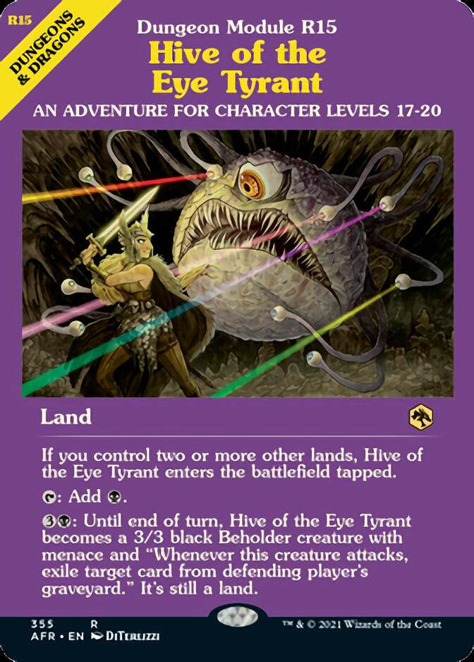 Hive of the Eye Tyrant (Dungeon Module) [Dungeons & Dragons: Adventures in the Forgotten Realms] | Yard's Games Ltd