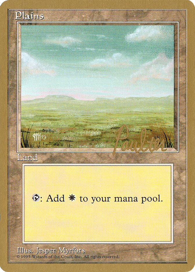 Plains (pp364) (Preston Poulter) [Pro Tour Collector Set] | Yard's Games Ltd