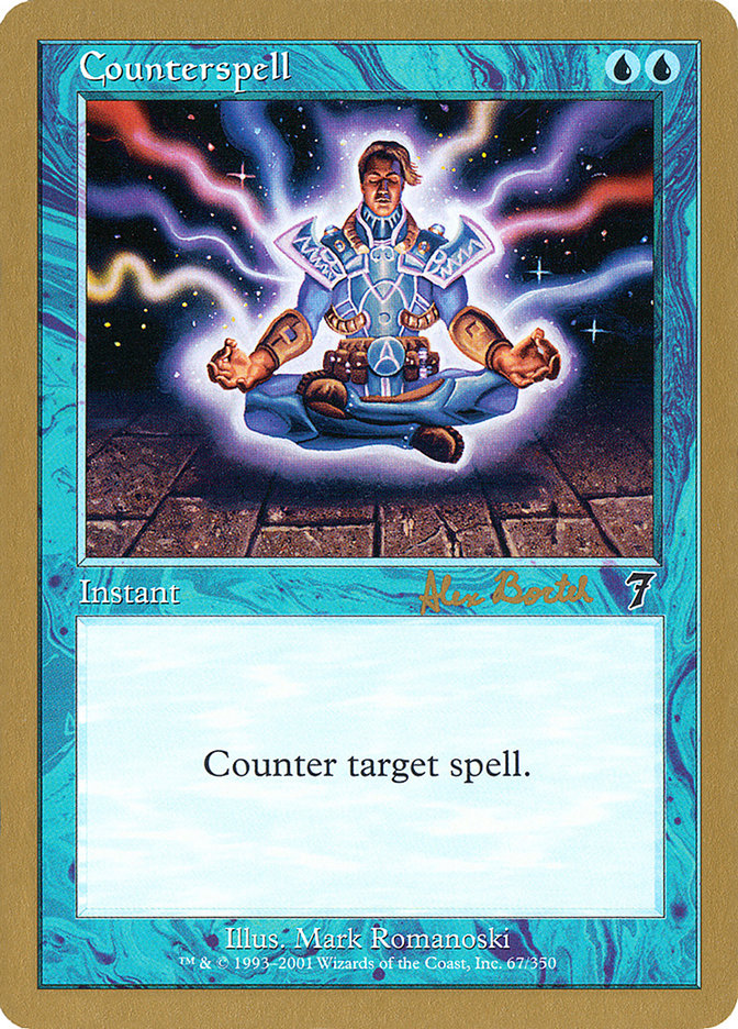 Counterspell (Alex Borteh) (7ED) [World Championship Decks 2001] | Yard's Games Ltd