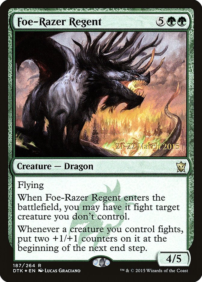 Foe-Razer Regent [Dragons of Tarkir Prerelease Promos] | Yard's Games Ltd