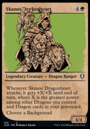 Skanos Dragonheart (Showcase) [Commander Legends: Battle for Baldur's Gate] | Yard's Games Ltd