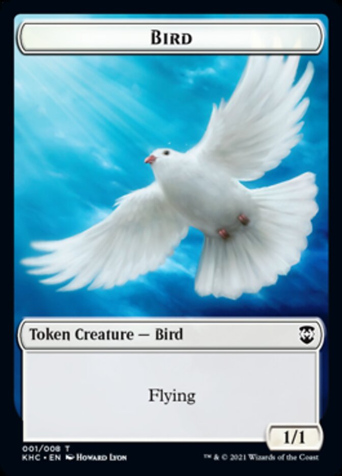 Bird Token [Kaldheim Commander Tokens] | Yard's Games Ltd