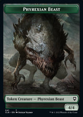 Phyrexian Beast // Wurm Double-Sided Token [Commander Legends: Battle for Baldur's Gate Tokens] | Yard's Games Ltd