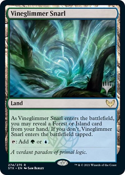 Vineglimmer Snarl (Promo Pack) [Strixhaven: School of Mages Promos] | Yard's Games Ltd