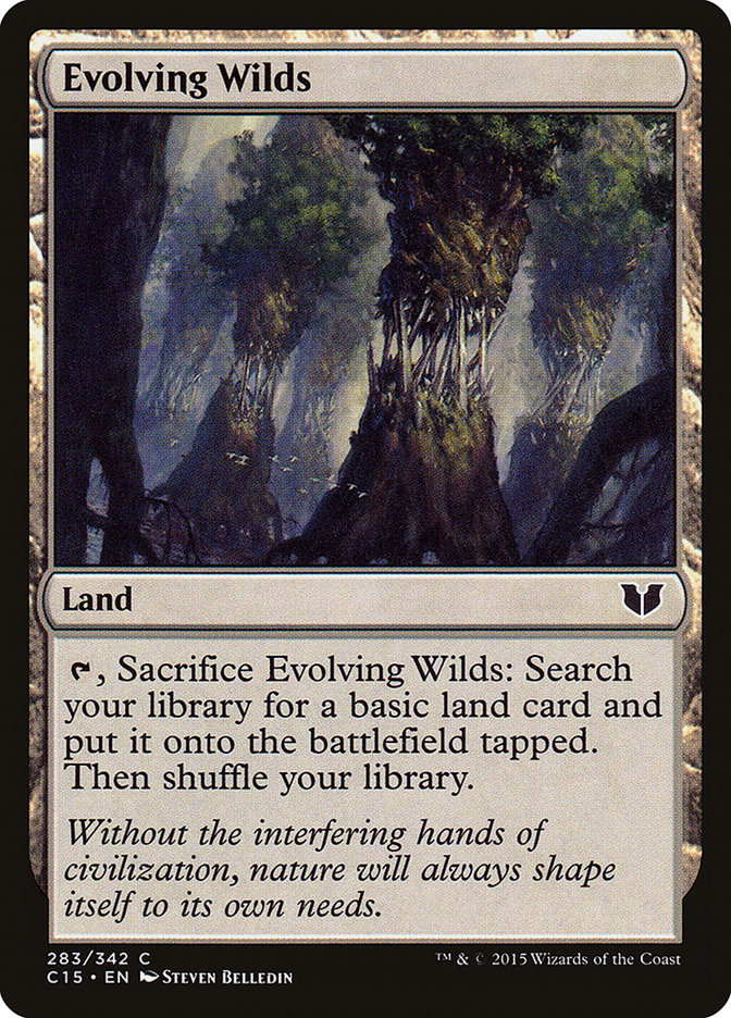 Evolving Wilds [Commander 2015] | Yard's Games Ltd