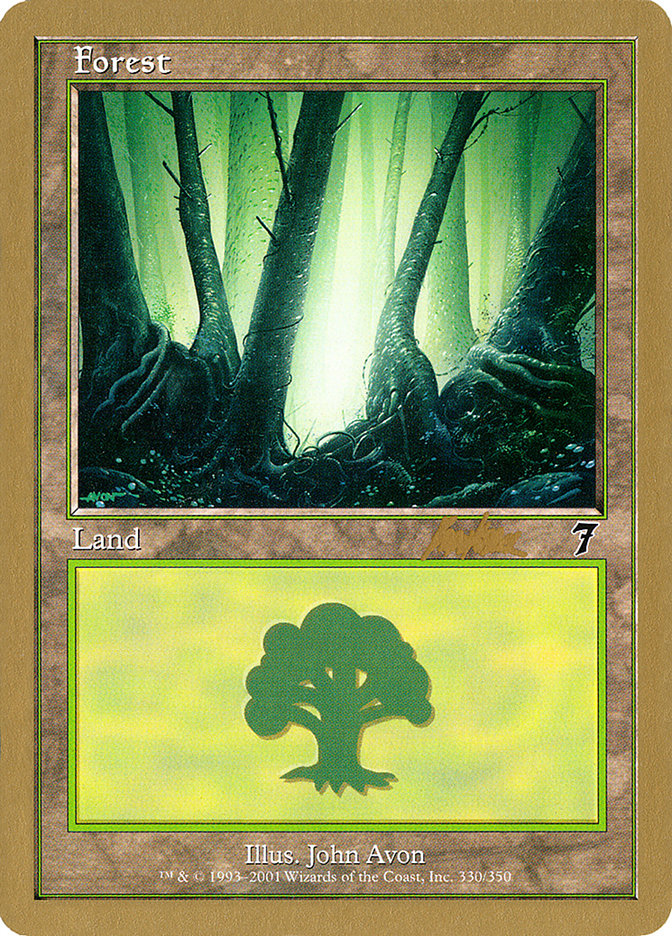 Forest (bk330) (Brian Kibler) [World Championship Decks 2002] | Yard's Games Ltd