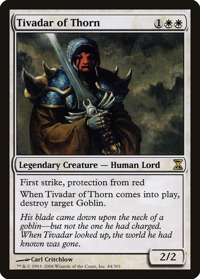 Tivadar of Thorn [Time Spiral] | Yard's Games Ltd