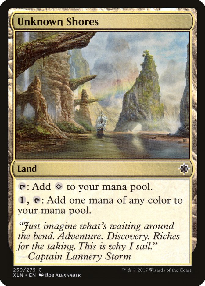 Unknown Shores [Ixalan] | Yard's Games Ltd