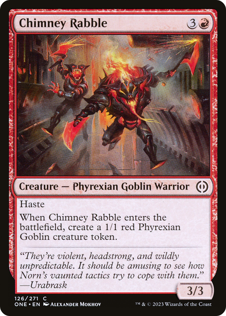 Chimney Rabble [Phyrexia: All Will Be One] | Yard's Games Ltd