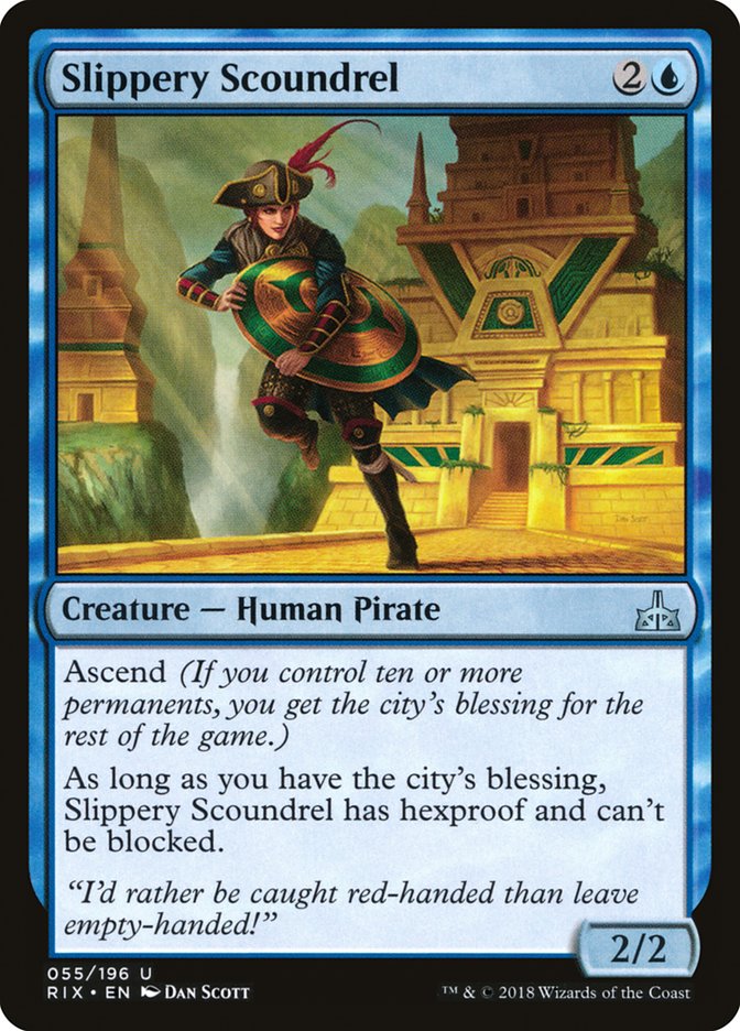 Slippery Scoundrel [Rivals of Ixalan] | Yard's Games Ltd