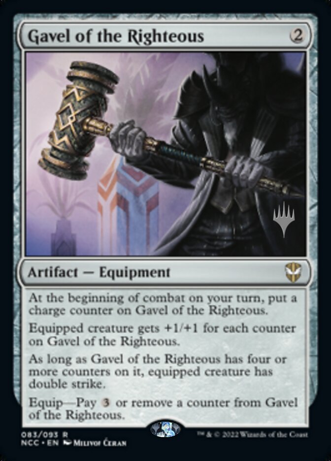 Gavel of the Righteous (Promo Pack) [Streets of New Capenna Commander Promos] | Yard's Games Ltd