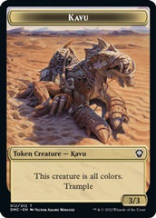 Kavu // Angel Double-Sided Token [Dominaria United Commander Tokens] | Yard's Games Ltd