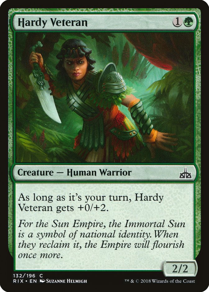 Hardy Veteran [Rivals of Ixalan] | Yard's Games Ltd