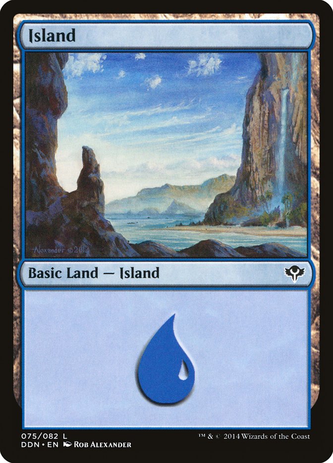 Island (75) [Duel Decks: Speed vs. Cunning] | Yard's Games Ltd