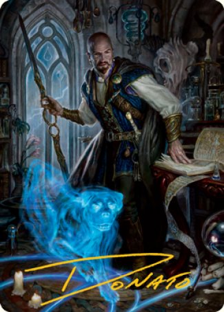 Mordenkainen Art Card (Gold-Stamped Signature) [Dungeons & Dragons: Adventures in the Forgotten Realms Art Series] | Yard's Games Ltd